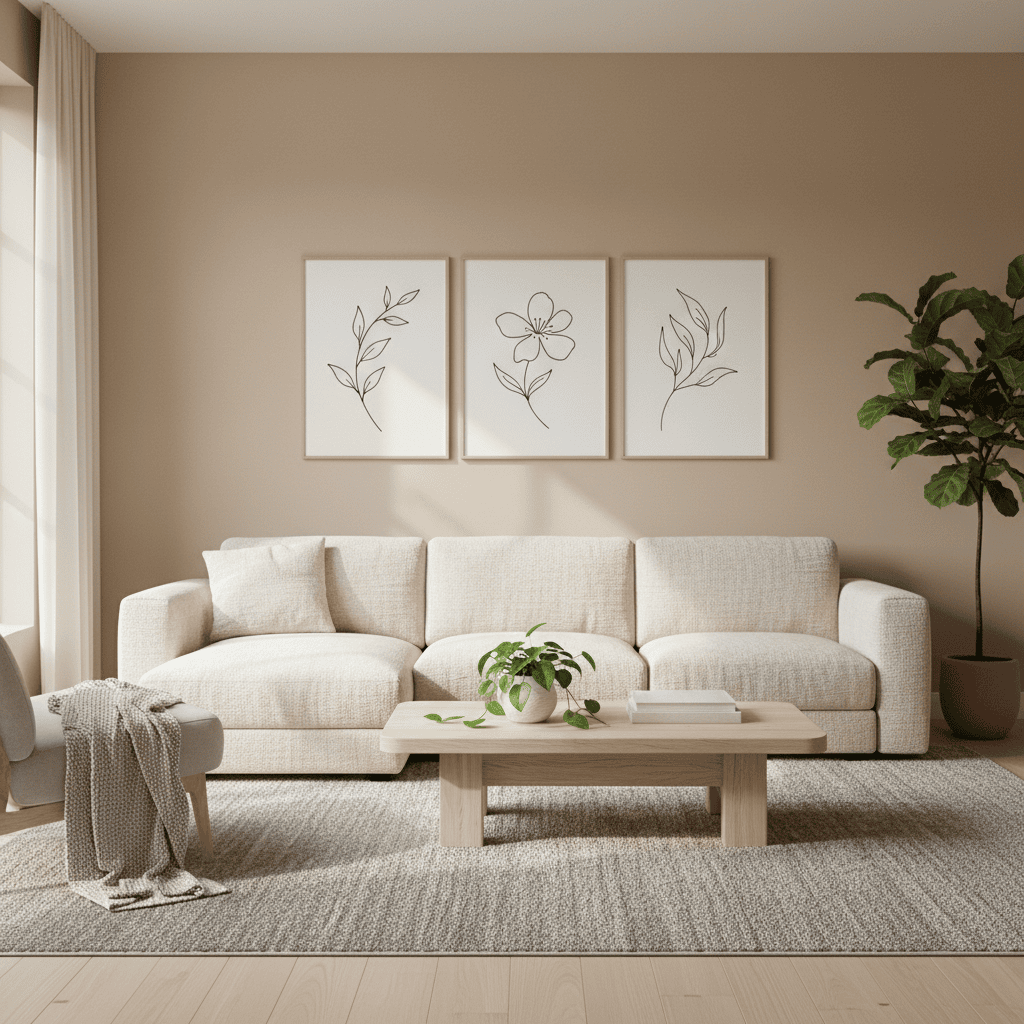 The Timeless Appeal of Minimalist Floral Art in Modern Interiors