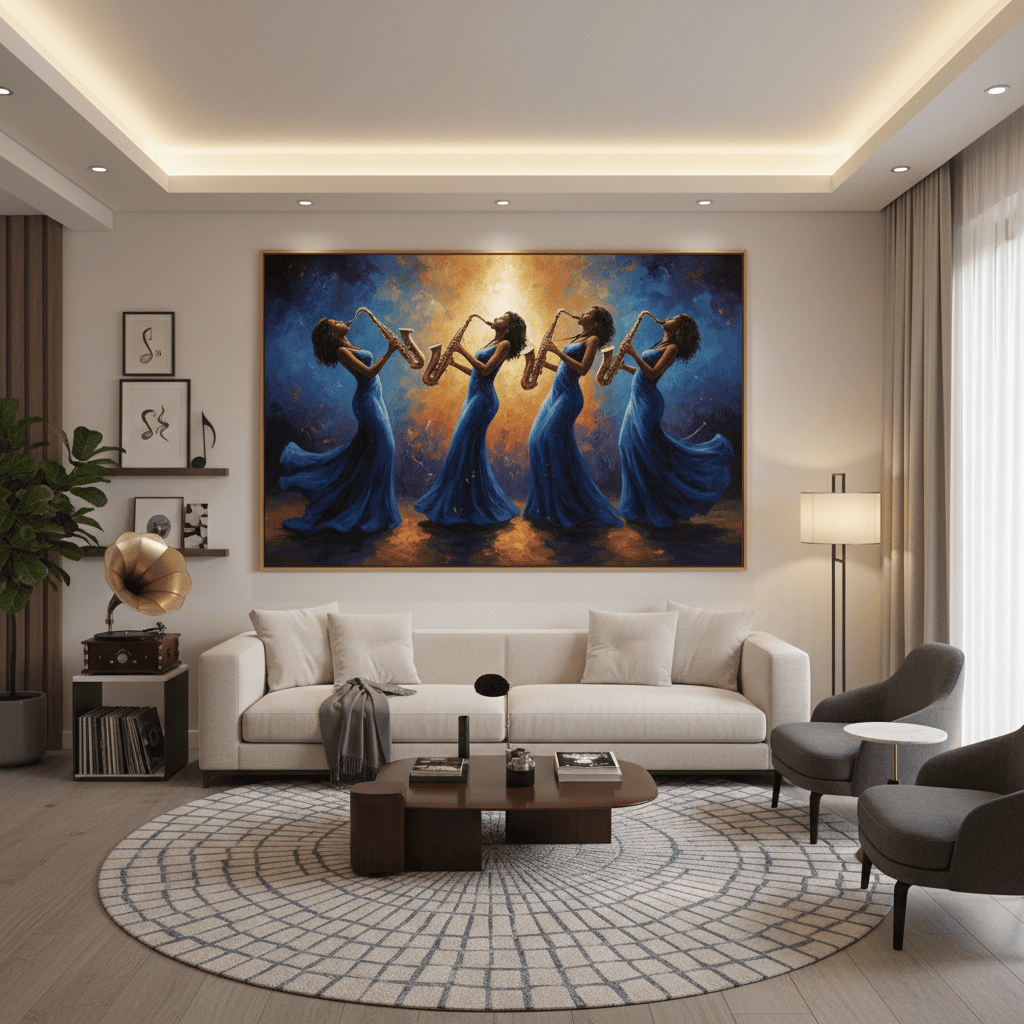 The Rhythmic Elegance: Styling Jazz Art for Modern Living